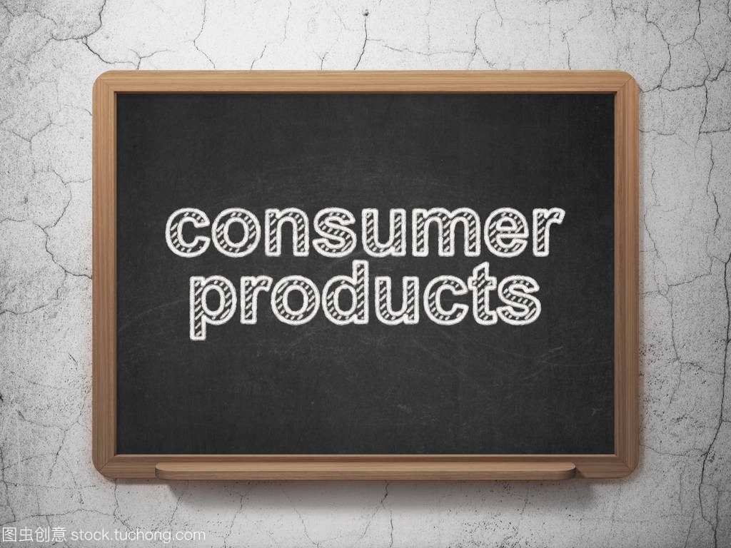 经营理念: 在黑板背景下消费产品
